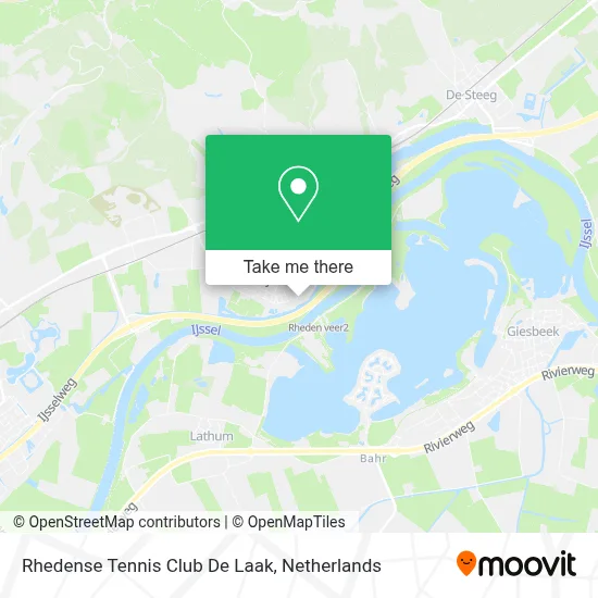 Rhedense Tennis Club De Laak map