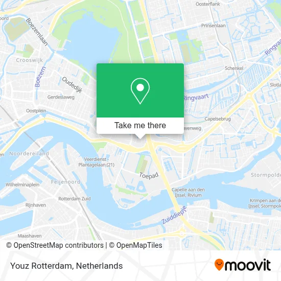 Youz Rotterdam map