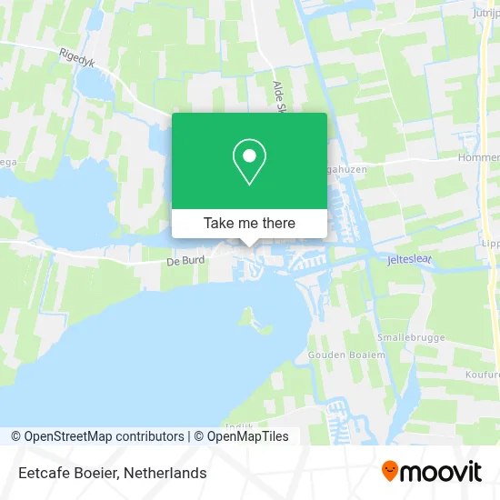 Eetcafe Boeier map