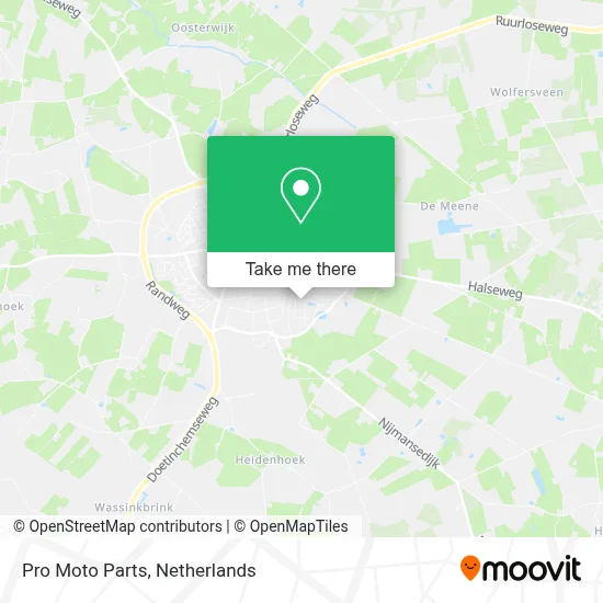 Pro Moto Parts map