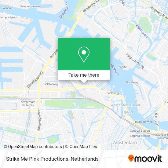 Strike Me Pink Productions map