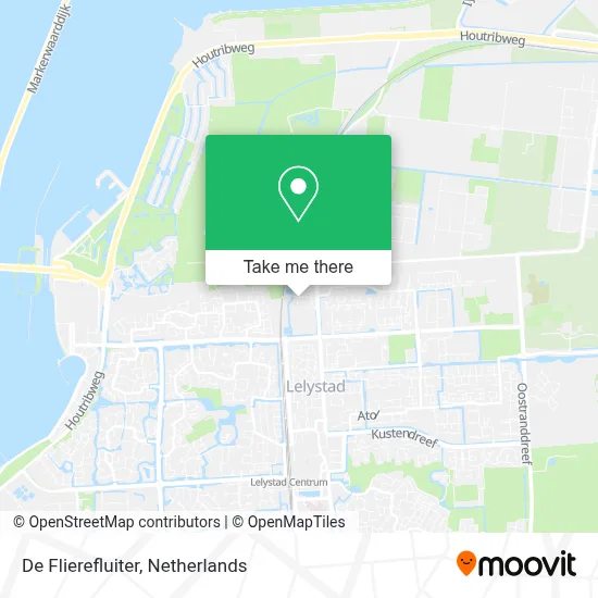De Flierefluiter map