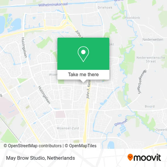 May Brow Studio map