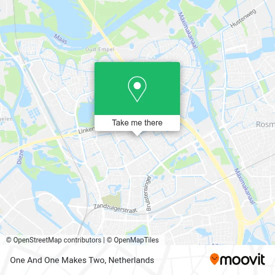 One And One Makes Two map