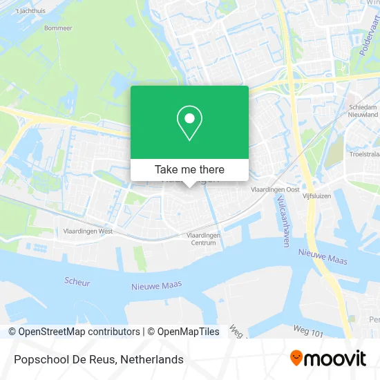 Popschool De Reus map