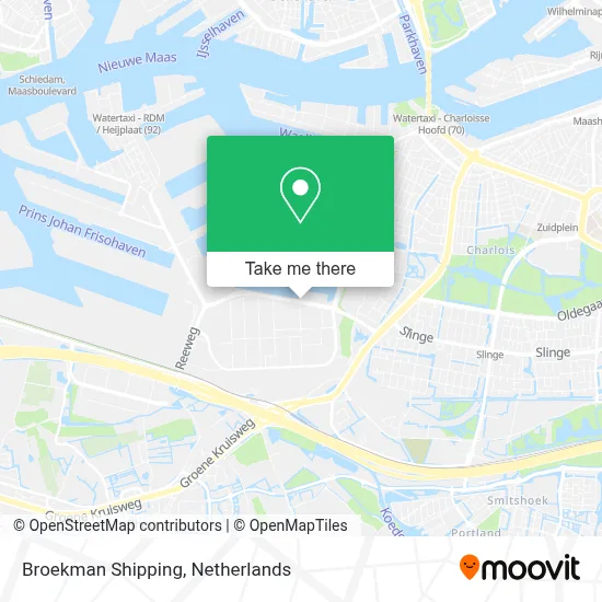 Broekman Shipping map