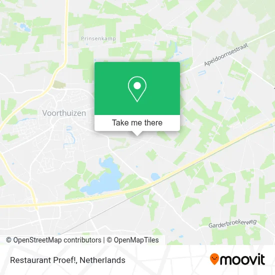 Restaurant Proef! map