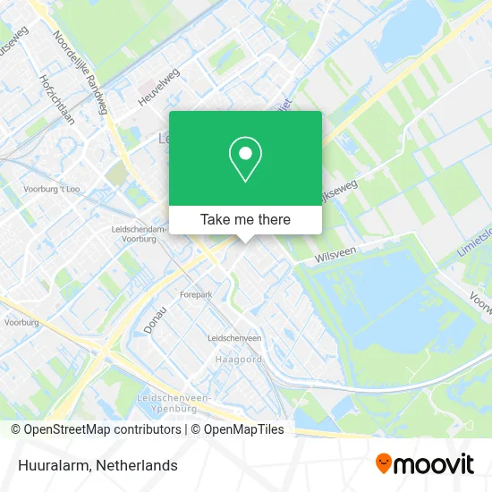 Huuralarm map