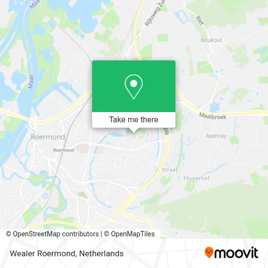 Wealer Roermond map