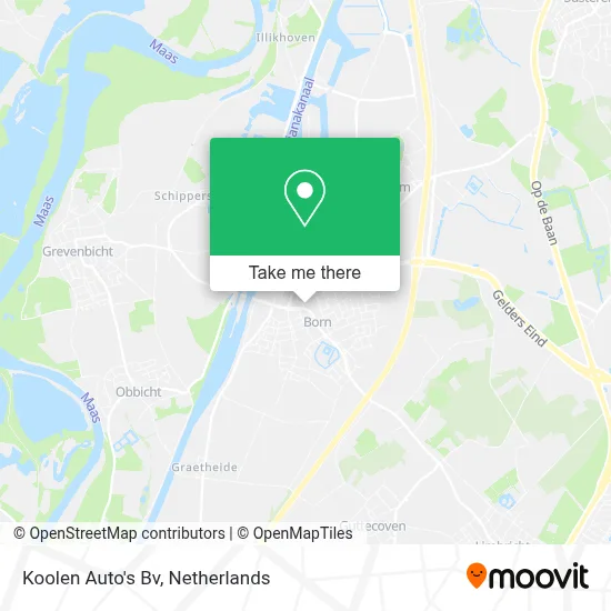 Koolen Auto's Bv map