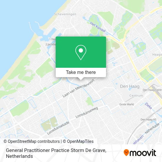 General Practitioner Practice Storm De Grave map
