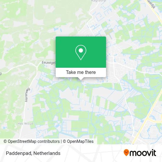 Paddenpad map