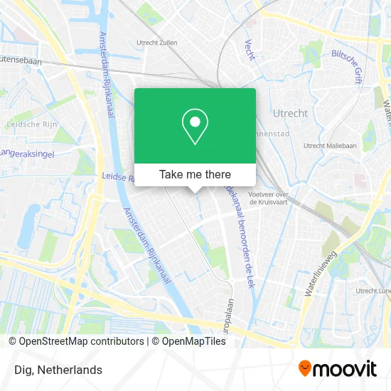 Dig map