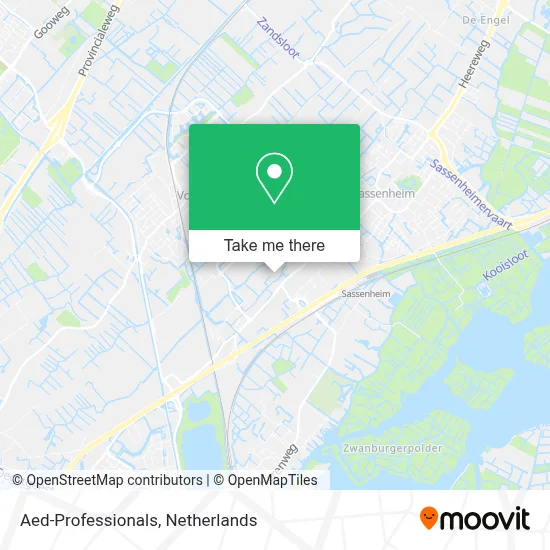 Aed-Professionals map