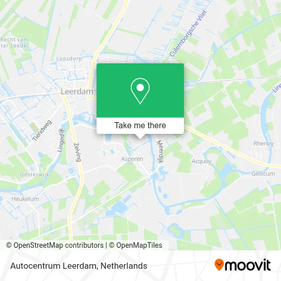 Autocentrum Leerdam map