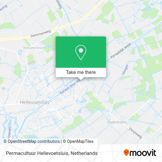 Permacultuur Hellevoetsluis map
