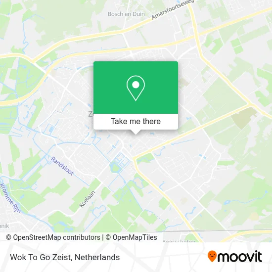 Wok To Go Zeist map
