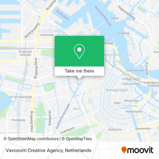 Vavooom Creative Agency map