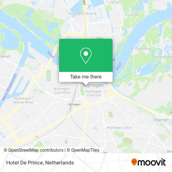Hotel De Prince map