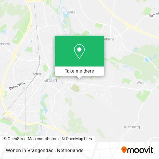 Wonen In Vrangendael map