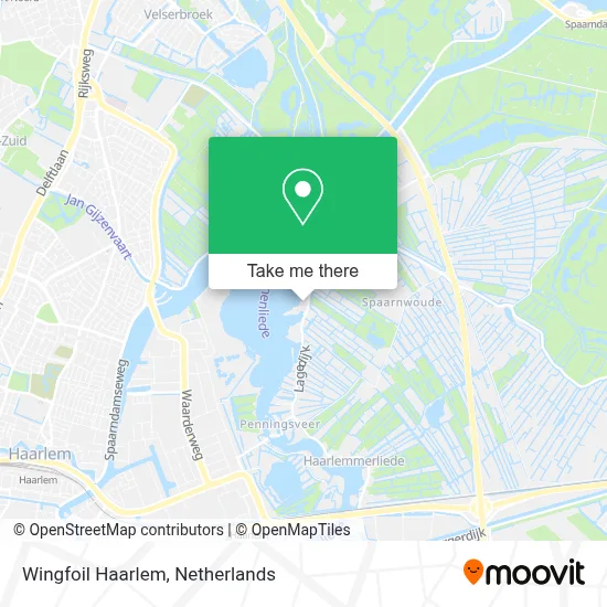 Wingfoil Haarlem map