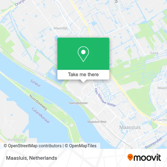 Maasluis map
