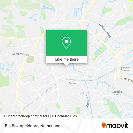 Big Box Apeldoorn map