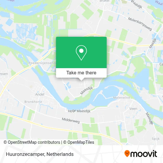 Huuronzecamper map
