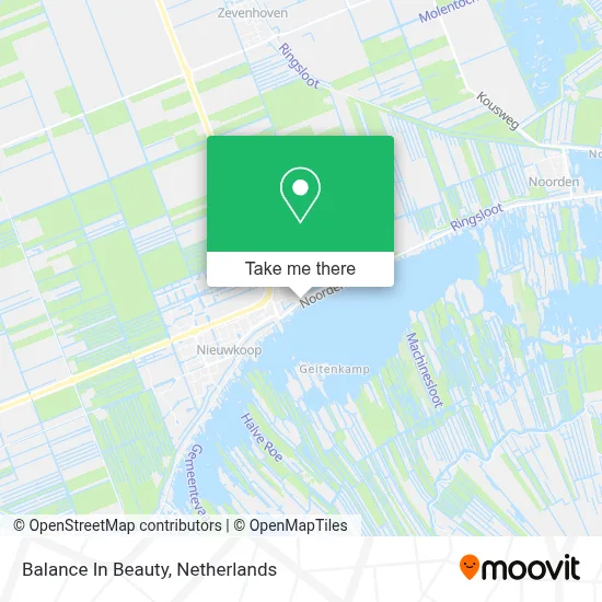 Balance In Beauty map