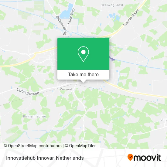 Innovatiehub Innovar map