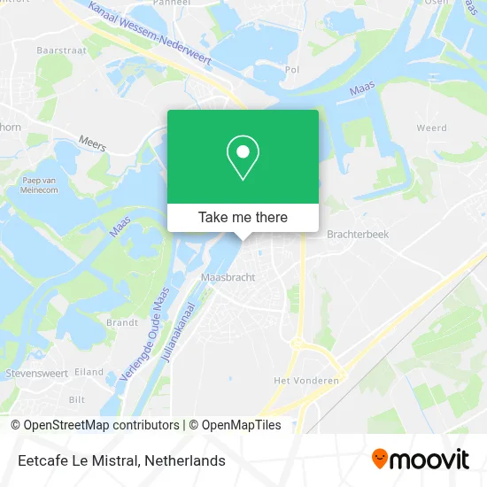 Eetcafe Le Mistral map