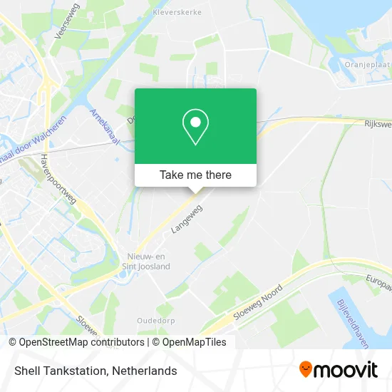 Shell Tankstation map