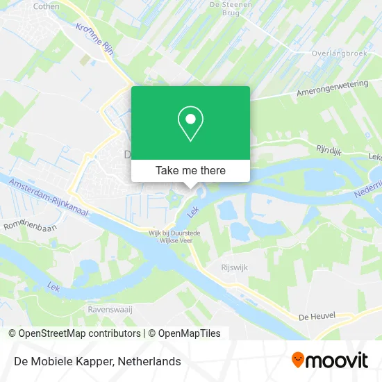De Mobiele Kapper Karte