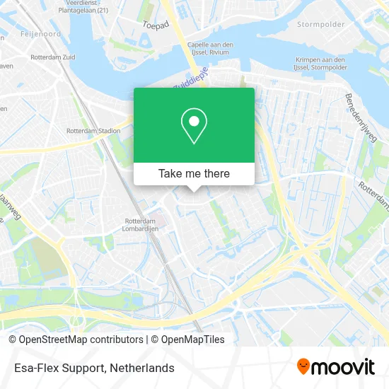 Esa-Flex Support map