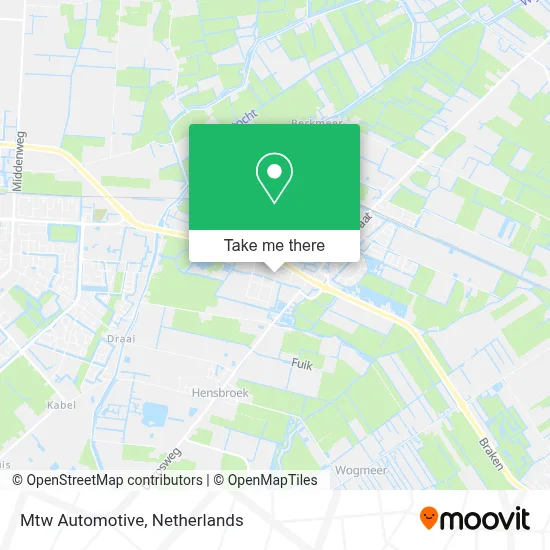 Mtw Automotive map