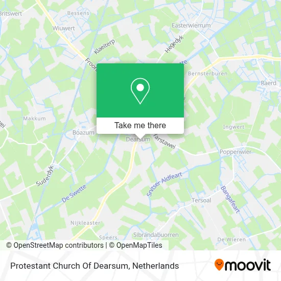 Protestant Church Of Dearsum map
