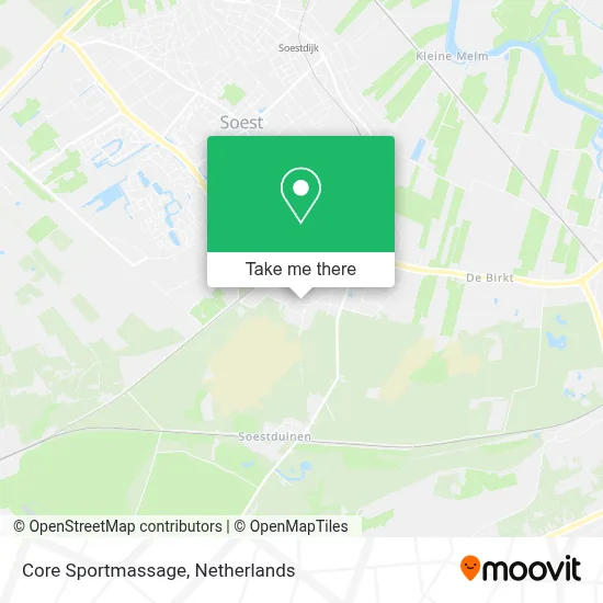 Core Sportmassage map