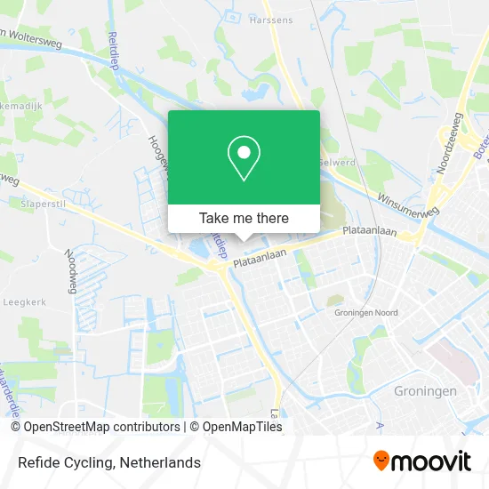 Refide Cycling map