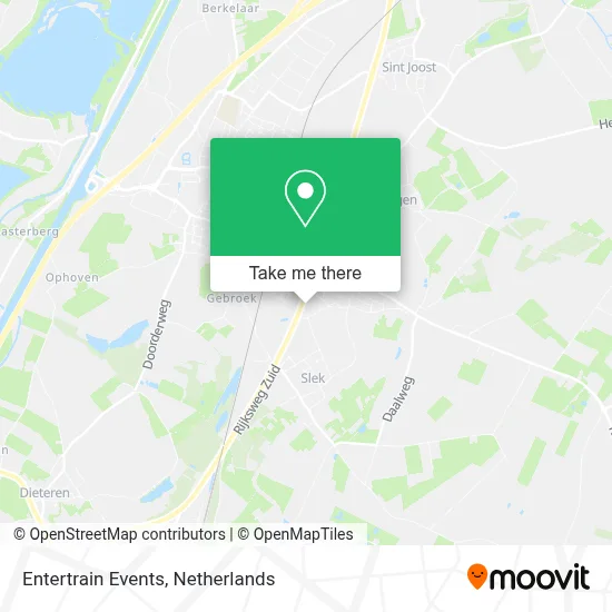 Entertrain Events map