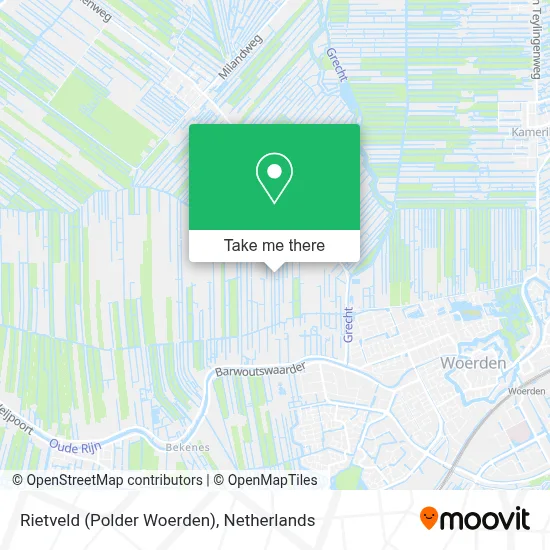 Rietveld (Polder Woerden) map
