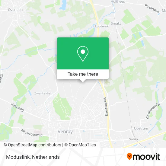 Moduslink map