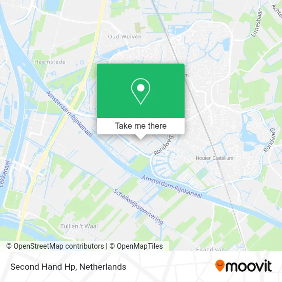 Second Hand Hp map
