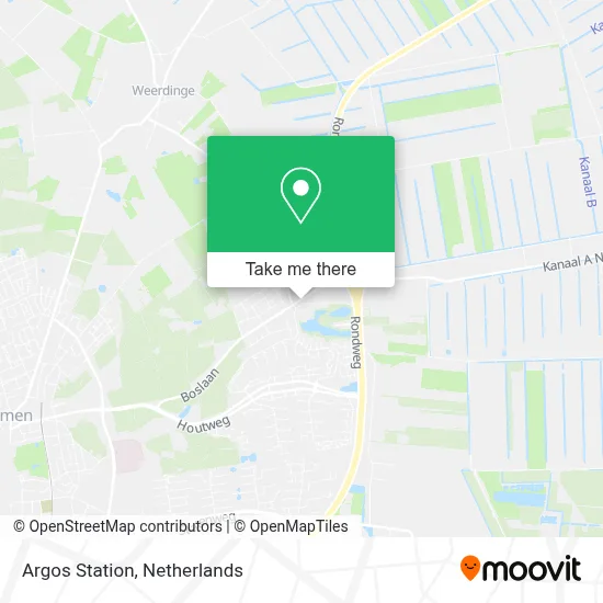 Argos Station map