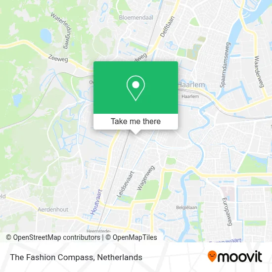 The Fashion Compass map
