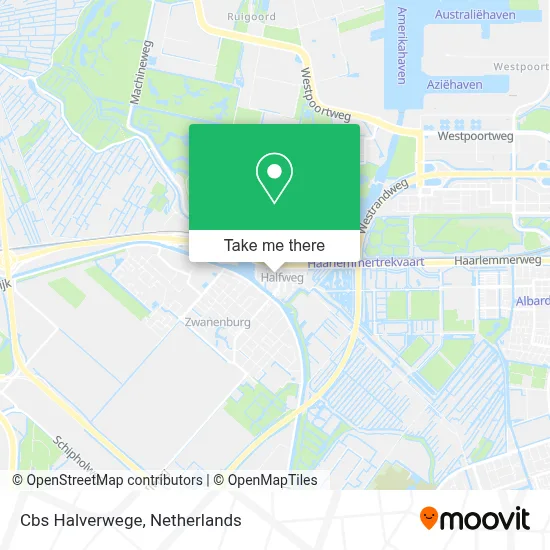Cbs Halverwege map