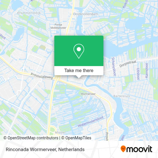 Rinconada Wormerveer map