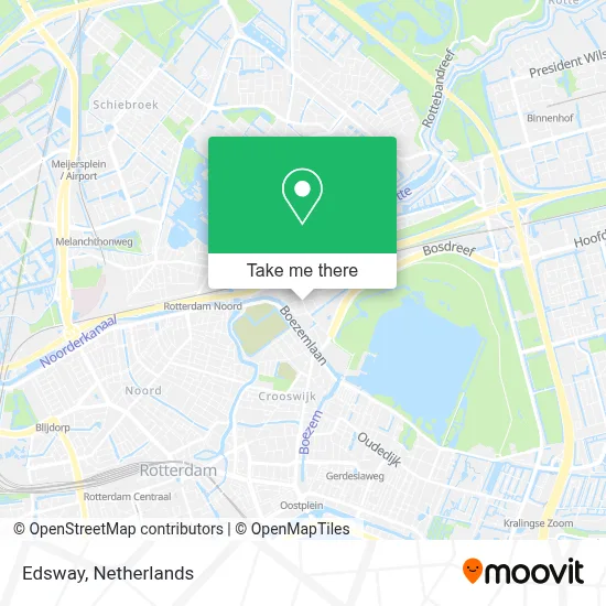 Edsway map