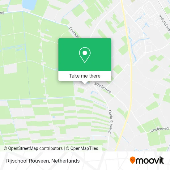 Rijschool Rouveen map