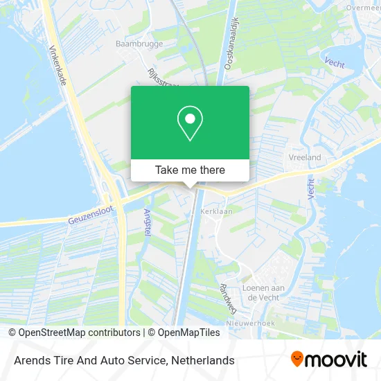 Arends Tire And Auto Service map