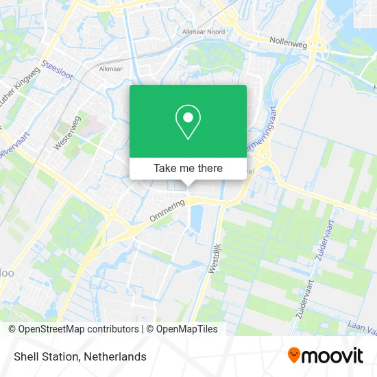 Shell Station map